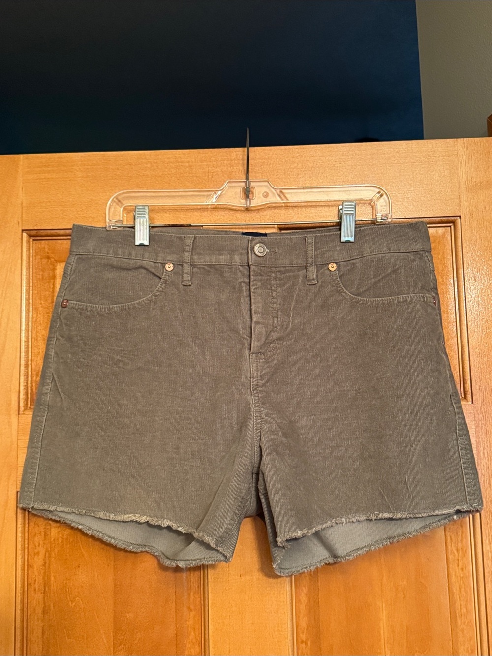 NEW Women’s GAP Corduroy Frayed-Hem Shorts - 12